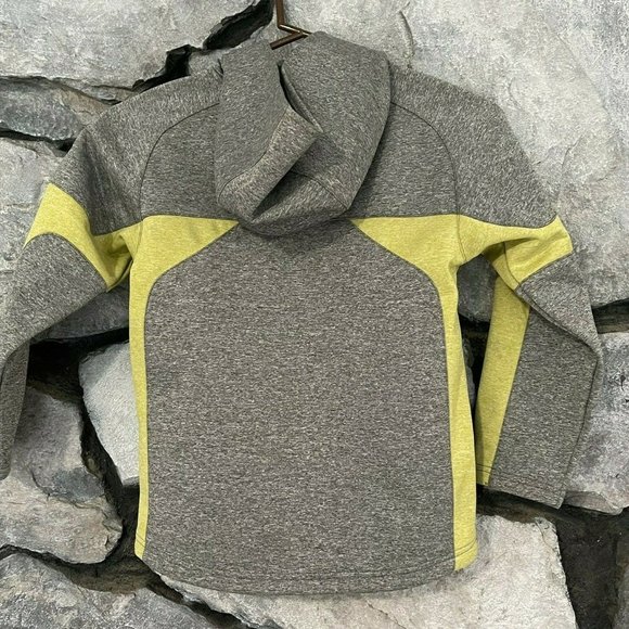 Snow Dragons by Boulder Gear Boys Sz 6 Soft Shell Casual Jacket Gray Green - Picture 2 of 7